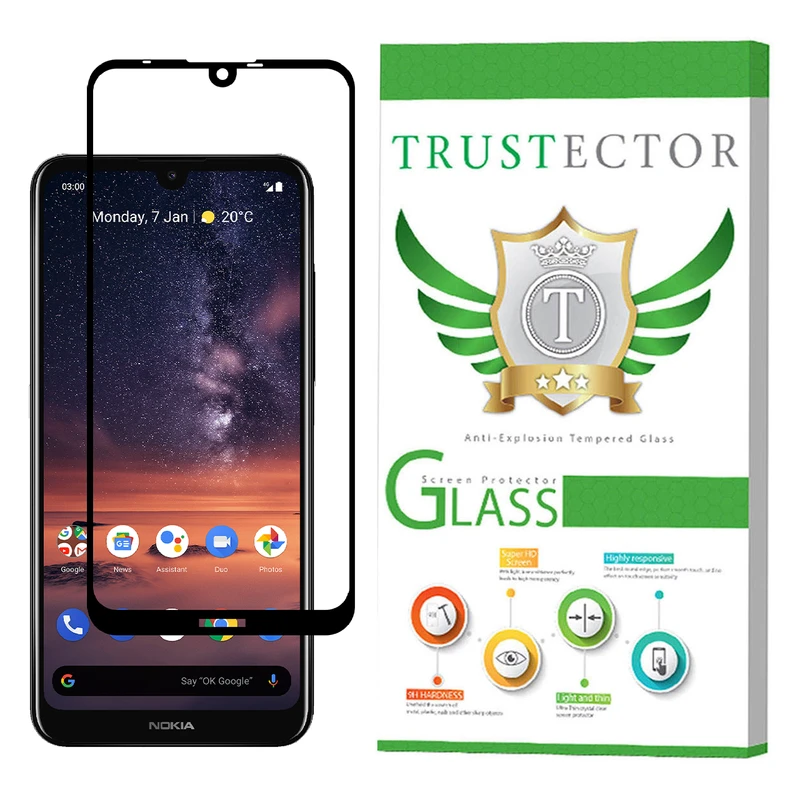 محافظ صفحه نمایش تراستکتور مدل FUL-T مناسب برای گوشی موبایل نوکیا 3.2