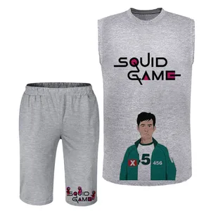 ست تاپ و شلوارک مردانه مدل بازی مرکب A223