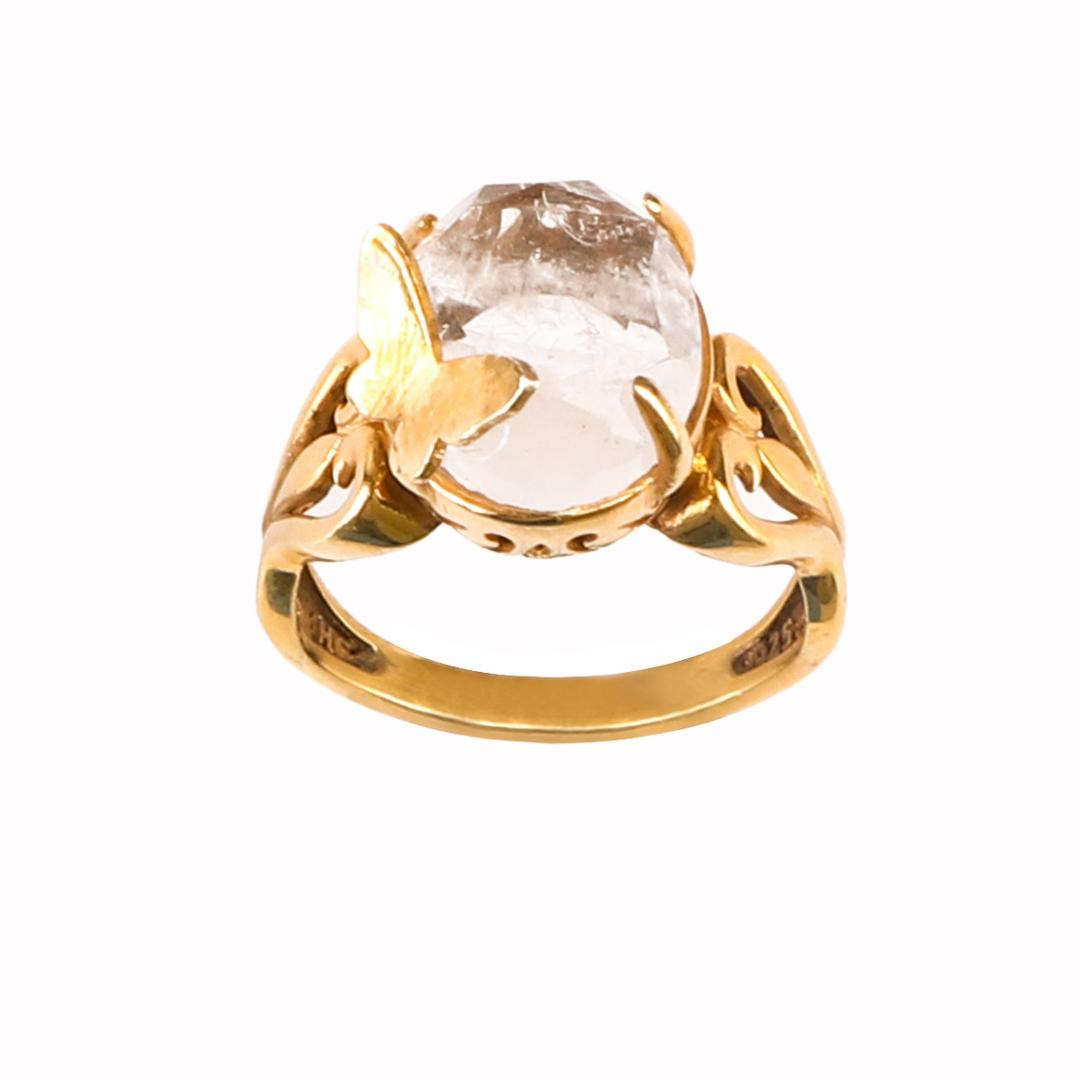 انگشتر نقره زنانه مدل الماسی