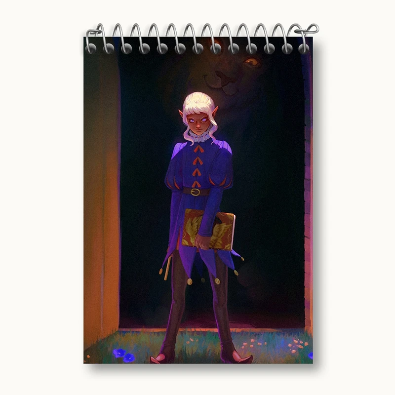 دفتر یادداشت 50 برگ خندالو مدل ثیستل انیمه خوشمزه در سیاه چال کد 35929