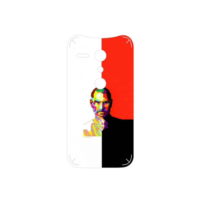 برچسب پوششی ماهوت مدل Collage of Steve Jobs 1 مناسب برای گوشی موبایل موتورولا Moto G