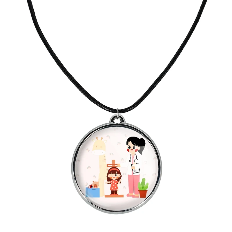 گردنبند خندالو مدل پزشک و پرستار کودکانه کد 3651536516