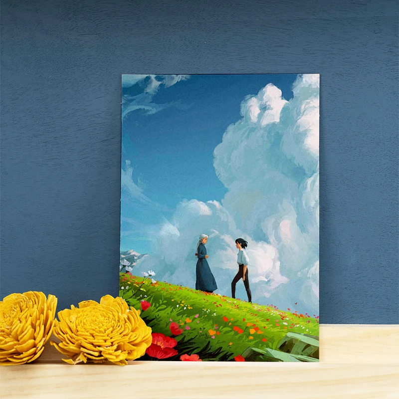 پوستر صبا طرح مدل انیمه قلعه متحرک هاول کد 4678