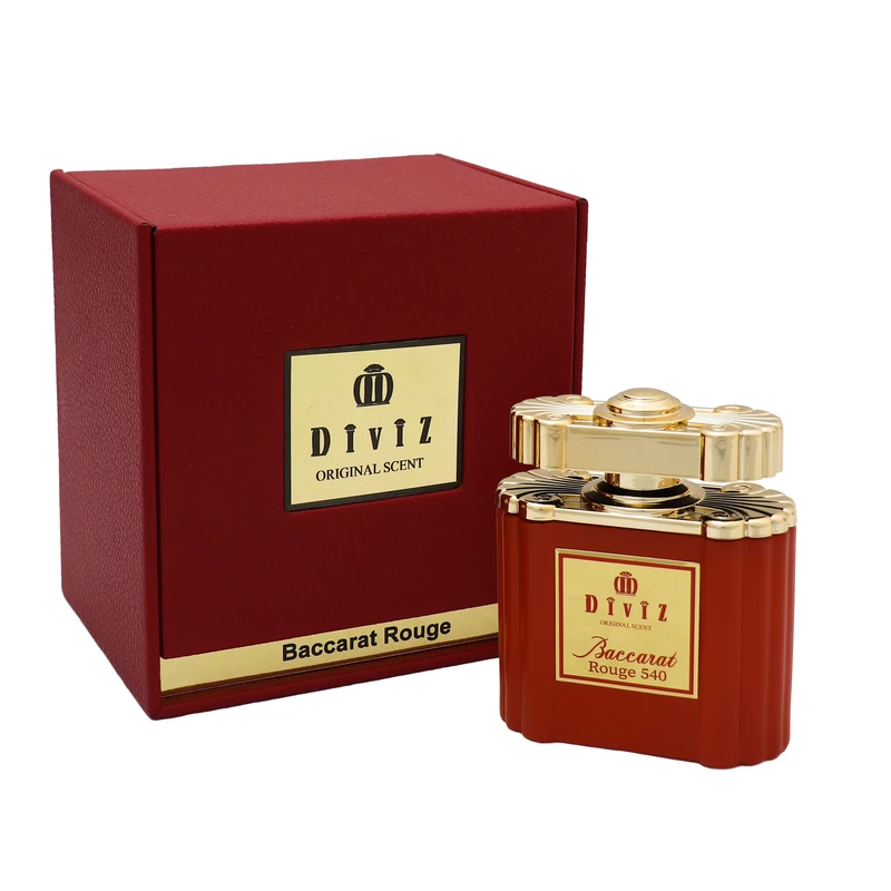 ادوپرفیوم زنانه دیوایز مدل باکارات رژ با رایحه گرم و شیرین حجم 100 میلی‌لیتر