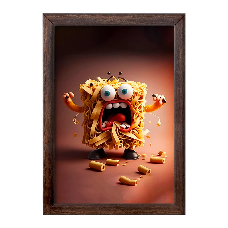 تابلو خندالو طرح نودلز (Noodles) کد F5925