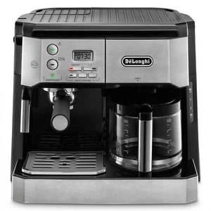 اسپرسوساز صنعتی 1200 میلی لیتری دلونگی مدل bco431.s با مصرف پودر قهوه، مناسب تهیه اسپرسو، کافه لاته، کاپوچینو و فرانسه، دارای 2 عدد نازل قهوه، تنظیم میزان بخاردهی