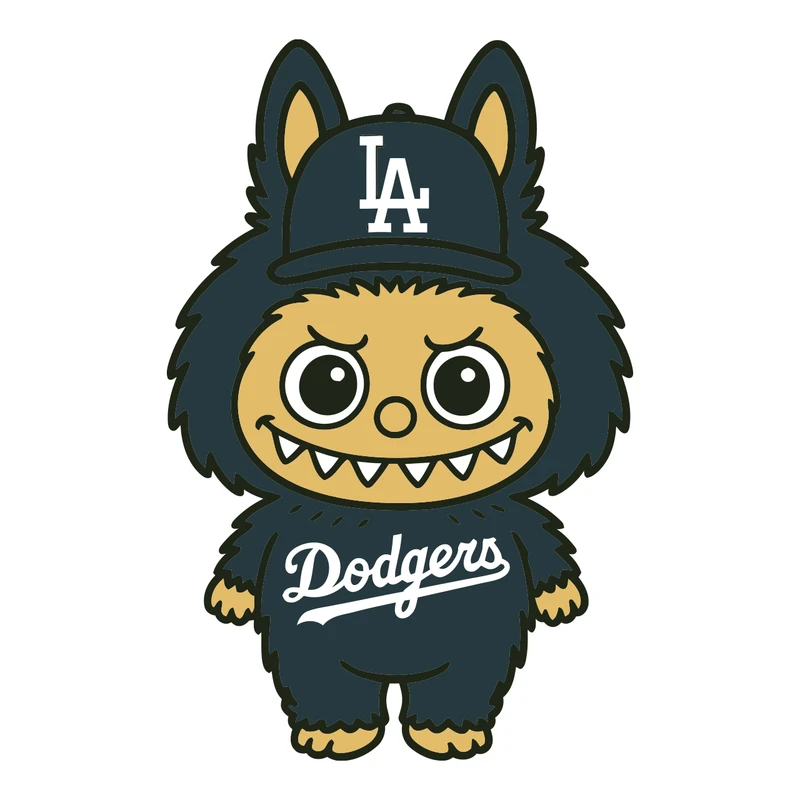 برچسب لپ تاپ پویا مارکت طرح لبوبو کد 4017