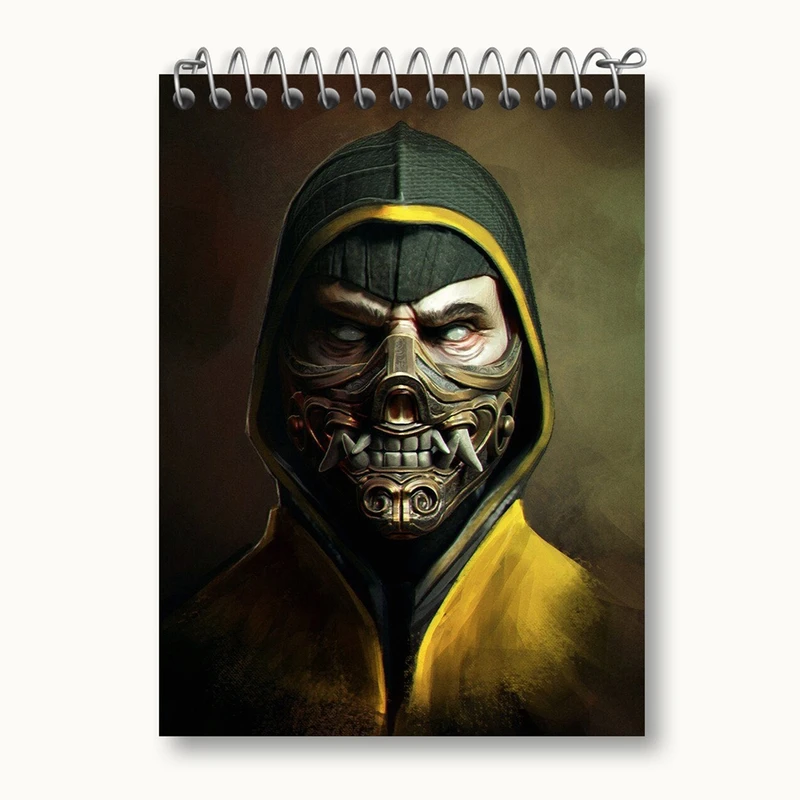 دفتر یادداشت 50 برگ خندالو مدل بازی مورتال کمبت Mortal Kombat کد 29794