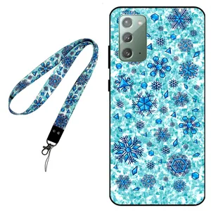 Megafone Snow Flake 0014 Cover For Samsung Galaxy Note 20 Mobile Neckband 