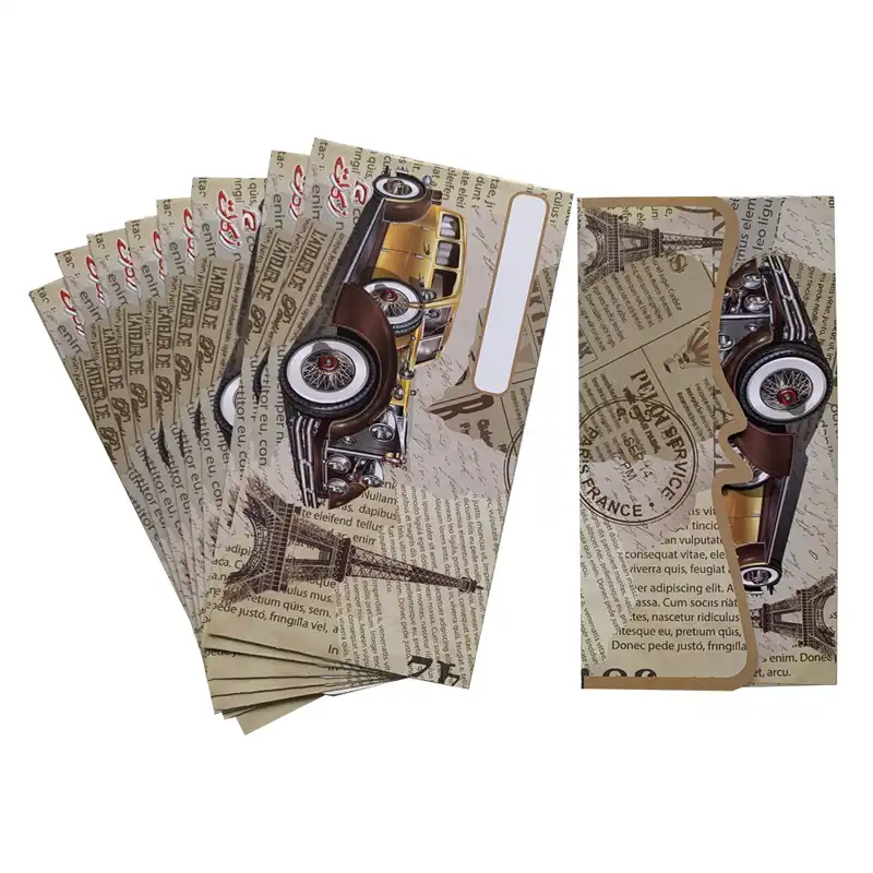 پاکت پول مدل ایفل بسته 10 عددی