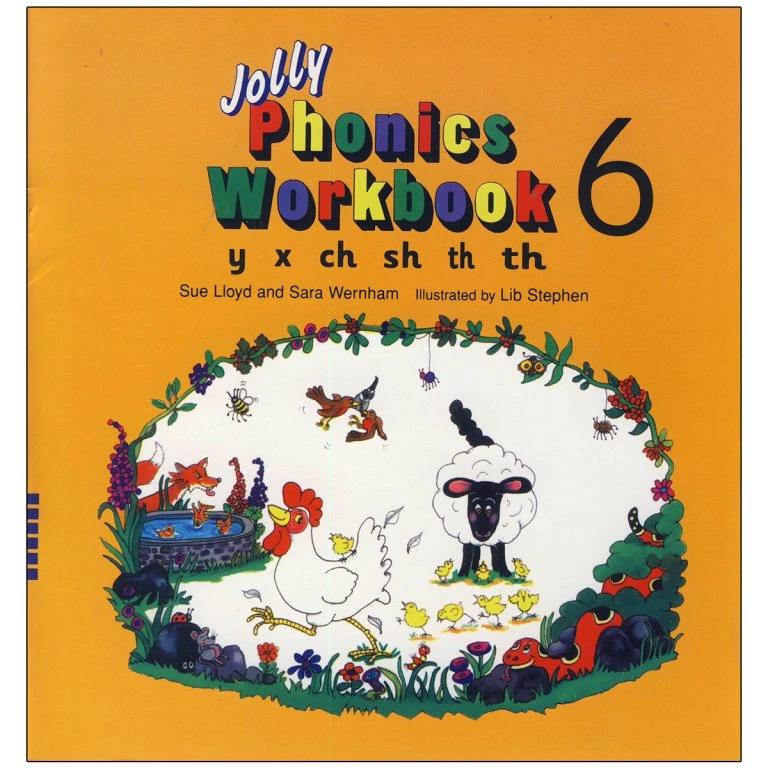 کتاب Jolly Phonics Workbook Book 6 اثر  Sue Lioyd and Sara Wernham انتشارات Jolly Learning LTD