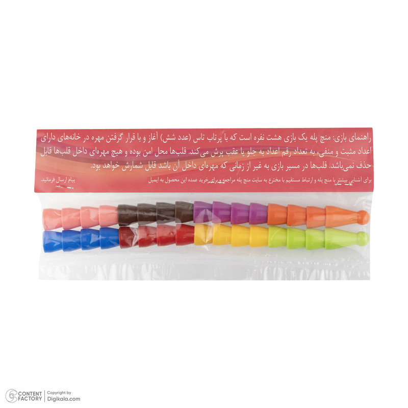 مهره بازی مدل منچ پله آدمک بسته 32 عددی