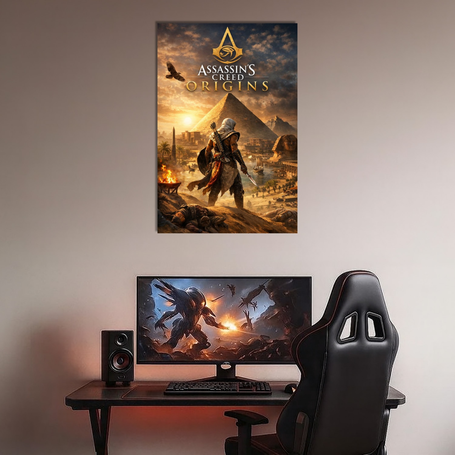 تابلو شاسی مدل assassins creed orgins