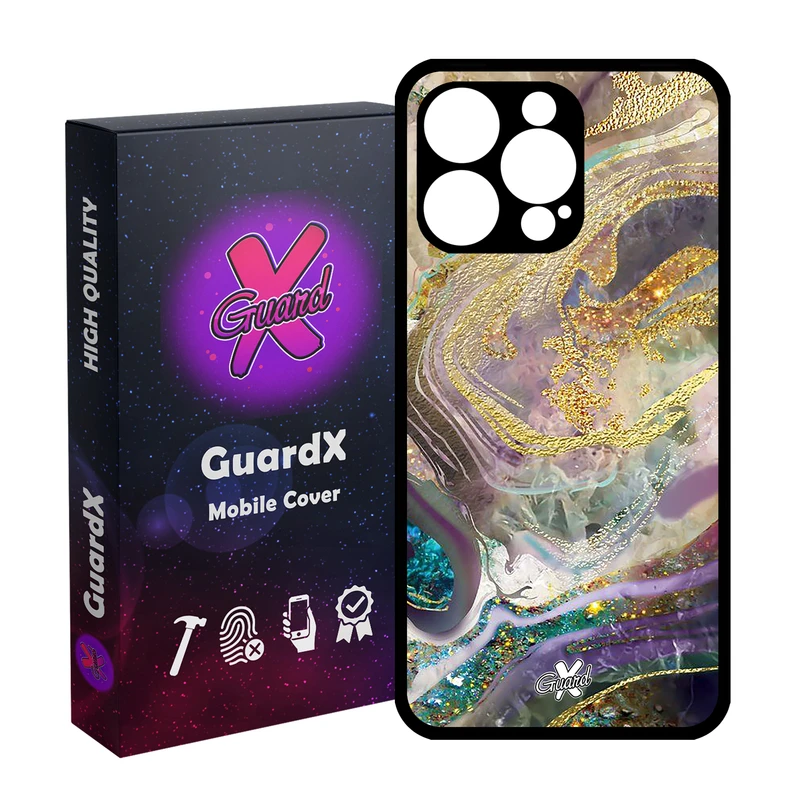 کاور گارد ایکس طرح ماربل مدل Glass10295 مناسب برای گوشی موبایل اپل iPhone 15 Pro Max