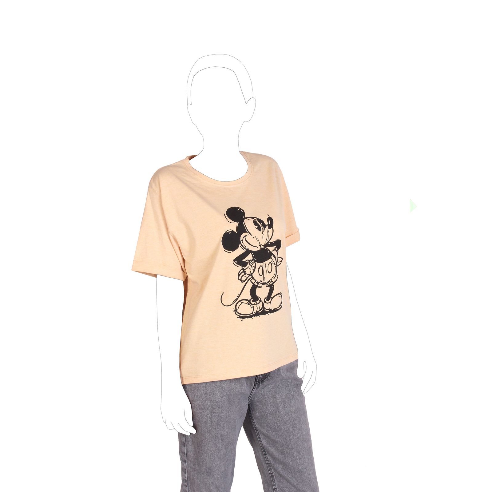 تی شرت آستین کوتاه زنانه ریس مدل میکی موس 106001017 -  - 3