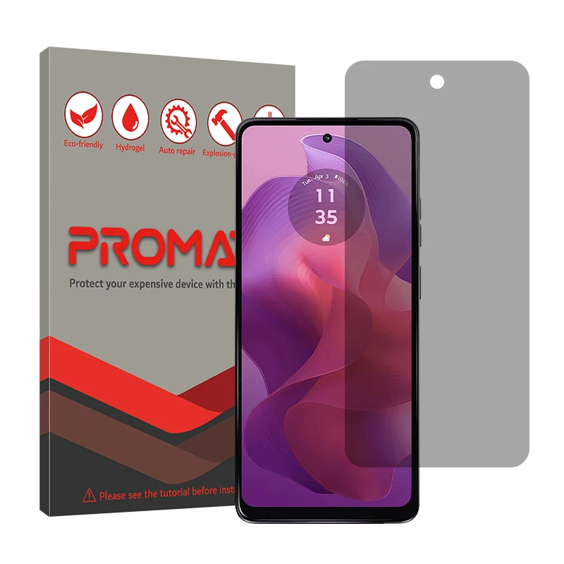 محافظ صفحه نمایش حریم شخصی پرومیت مدل Resistant مناسب برای گوشی موبایل موتورولا Moto G24