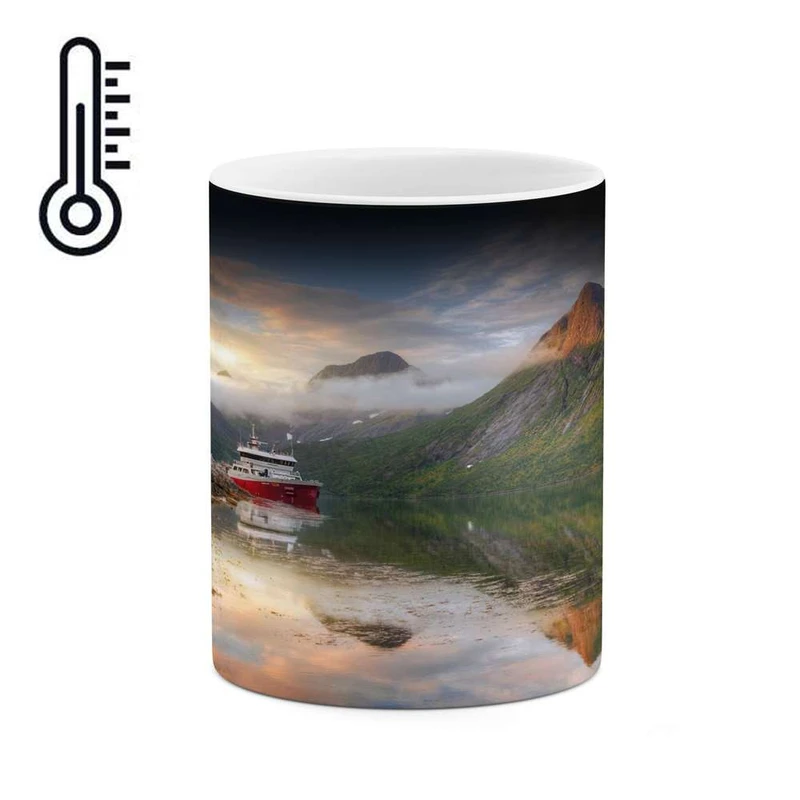 ماگ حرارتی کاکتی مدل منظره کد mgh17432