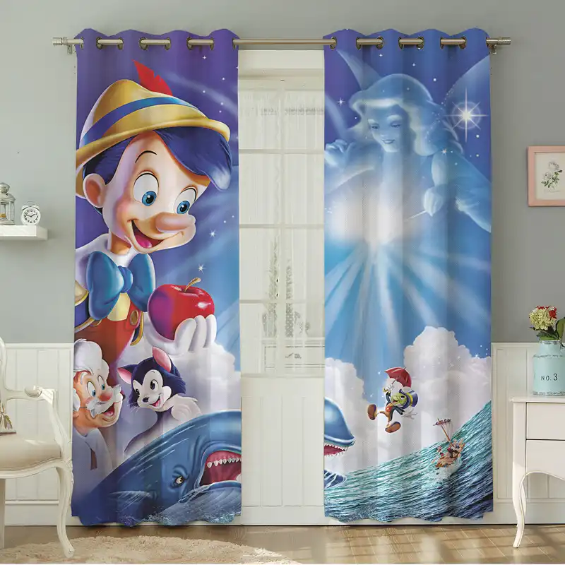 پرده نیروانا طرح کودک مدل مخمل کد 4814 سایز 140×280 سانتی متر