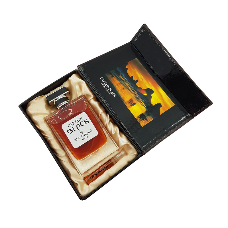 ست ادوپرفیوم مردانه ام کی مدل کاپیتان بلک حجم 100 میلی لیتر