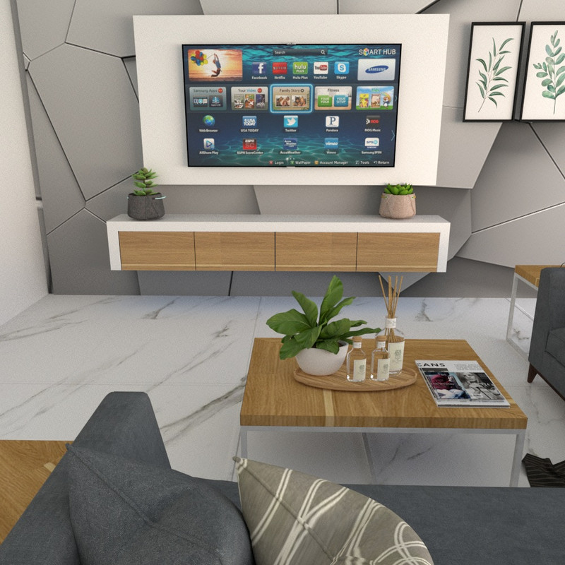 میز تلویزیون مدل wall02 پاکچوب مناسب برای تلویزیون تا 70 اینچ
