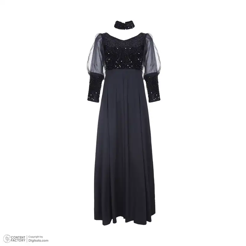 پیراهن زنانه مدل B7651 به همراه گردنبند