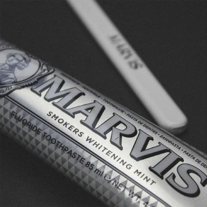 خمیر دندان مارویس مدل Smokers Whitening Mint حجم 85 میلی لیتر -  - 4