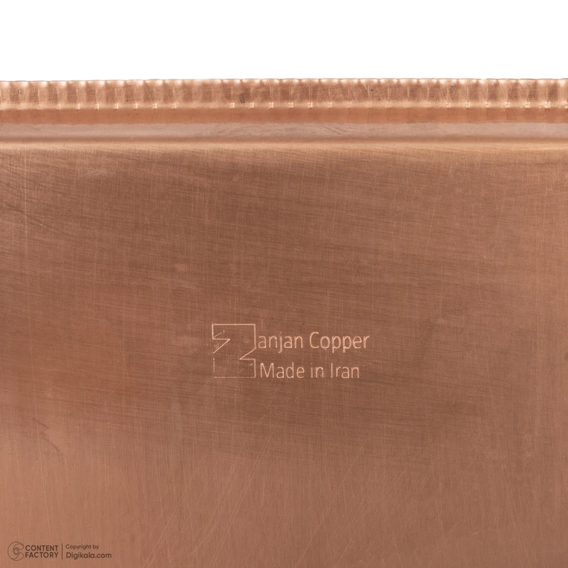 عکس شماره 3 : سینی مسی مس زنجان مدل 002