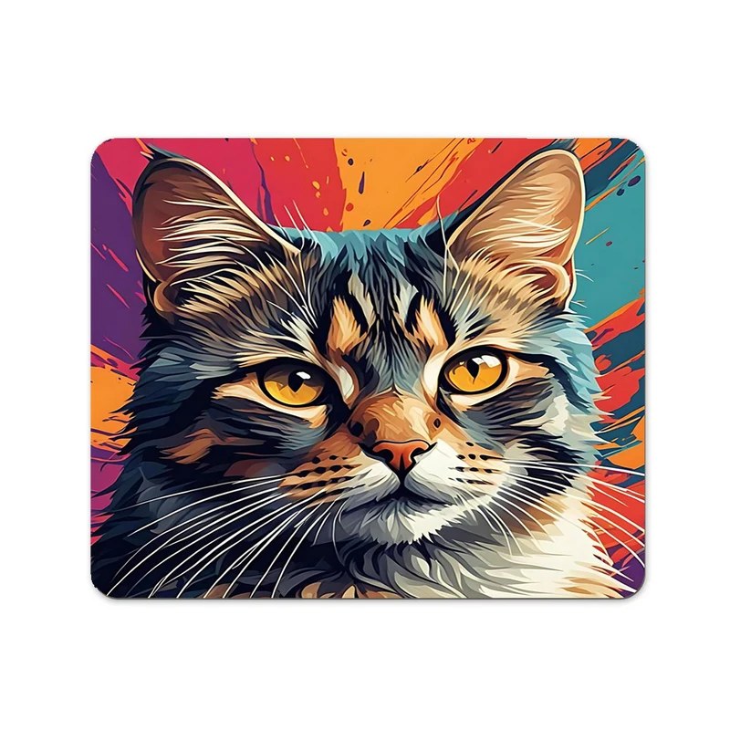 ماوس پد پاد آفرین مدل گربه کد DKMP88 سایز 24*19 سانتی متر