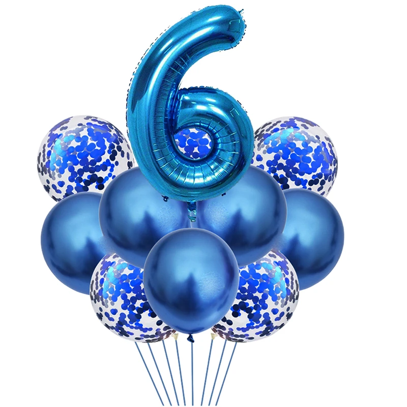 بادکنک مسترتم طرح کروم شیشه ای پولکی پلاس کد 6 بسته 11 عددی