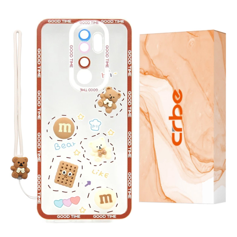 کاور کربی مدل Biscuit1 مناسب برای گوشی موبایل شیائومی Redmi Note 8 Pro به همراه بند آویز