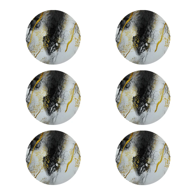 زیر لیوانی طرح سنگ کد 8614 بسته 6 عددی