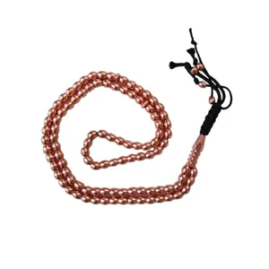 تسبیح مدل آبکاری با مس کد 137