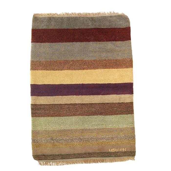 گبه فرش دستباف یک ونیم متری مدل بافت قشقای شیراز کد NKP.Z.N44