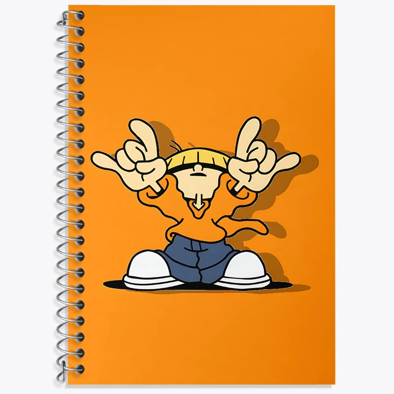 دفتر زبان 50 برگ خندالو مدل سه خط طرح Codename Kids Next Door کد N2504