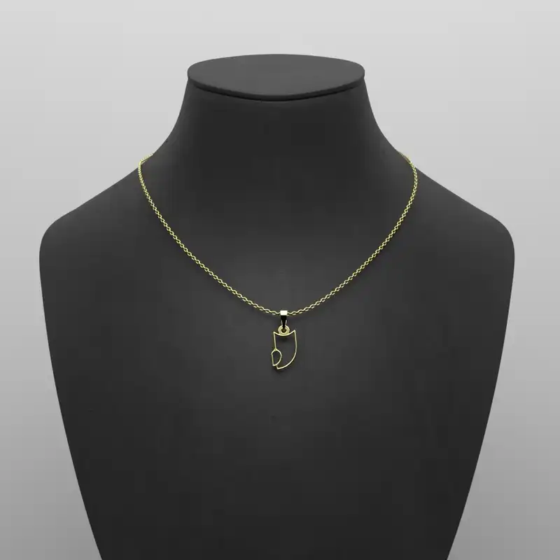 گردنبند طلا 18 عیار زنانه مدوپد مدل جغد کد B3-1-1031