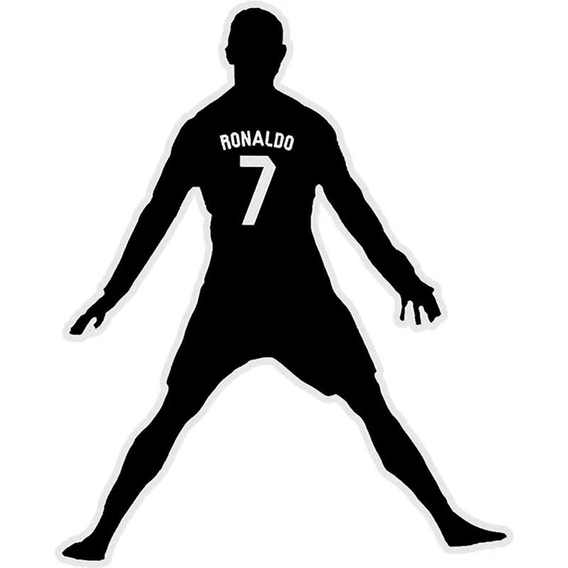 استیکر لپ تاپ طرح Cristiano Ronaldo black کد ST398