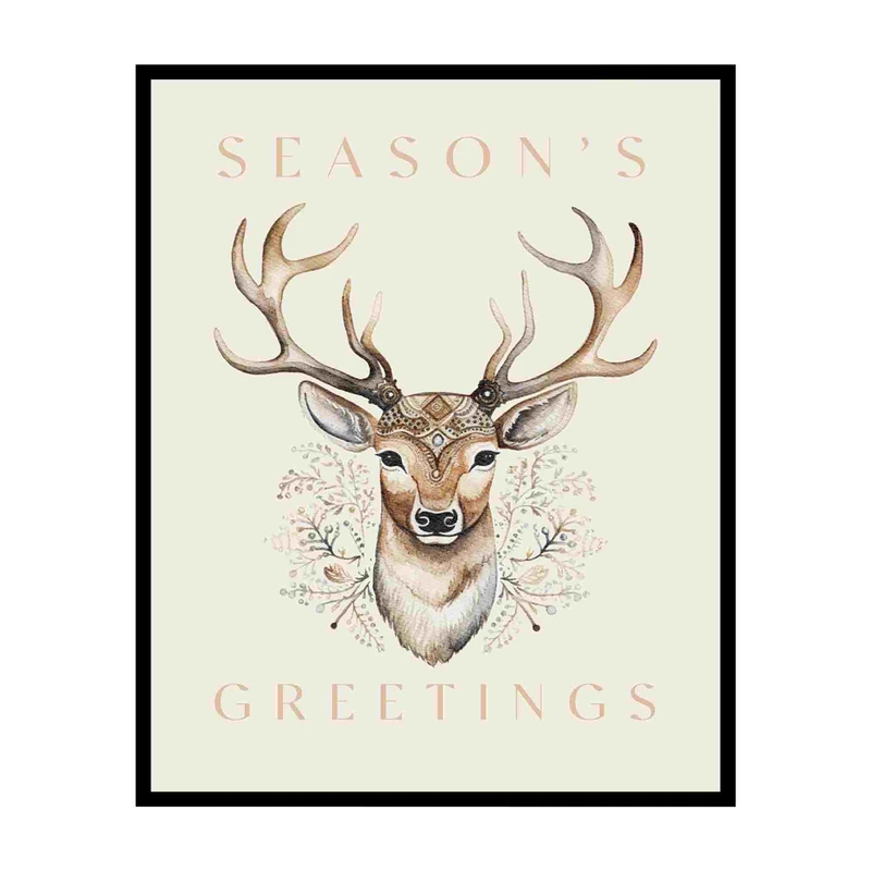 پوستر مدل تبریک فصل گوزن