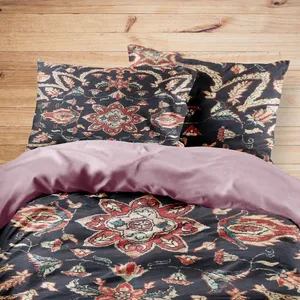 سرویس روتختی مدوپد طرح قالیچه بیجار مدرن ترنجی مدل C-bijar-M43 یک نفره 4 تکه