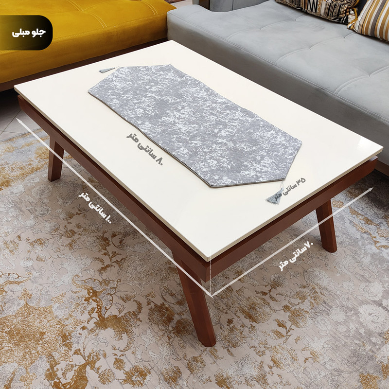 ست رومیزی 4تکه مدل پتینه کد PT100