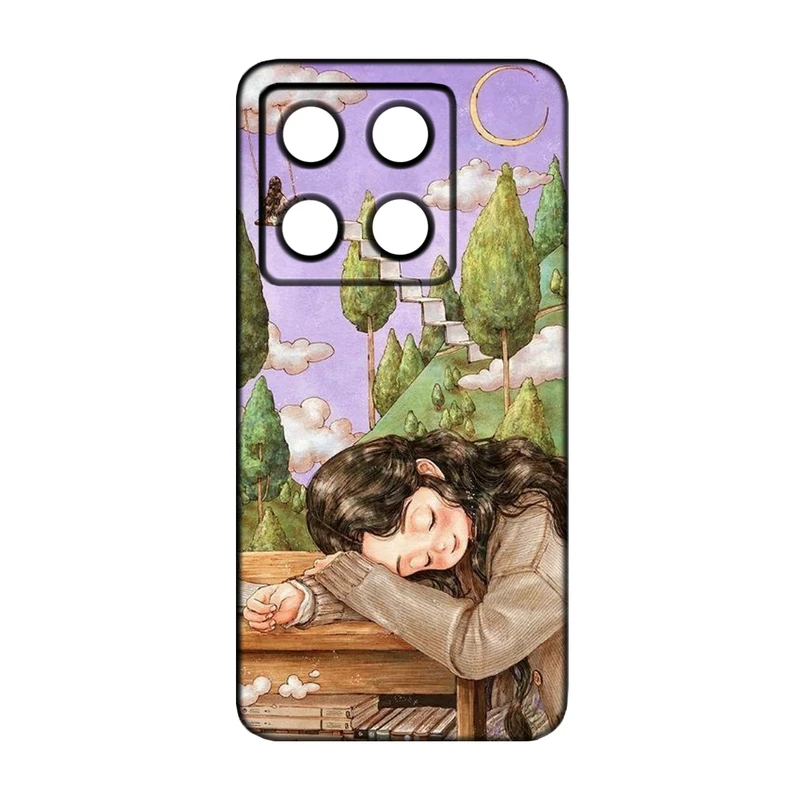 کاور طرح دخترانه کد 243 مناسب برای گوشی موبایل شیائومی 14T Pro