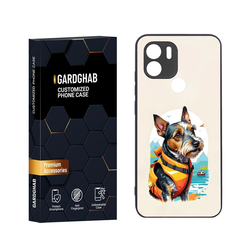 کاور گارد قاب مدل دور ژله ای هنری مناسب برای گوشی موبایل شیائومی Redmi A1 Plus / A2 Plus / Poco C50 / Poco C51
