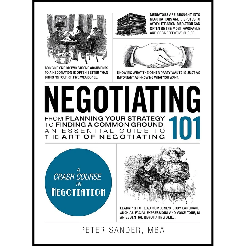 کتاب Negotiating 101 اثر Peter J. Sander انتشارات Adams Media