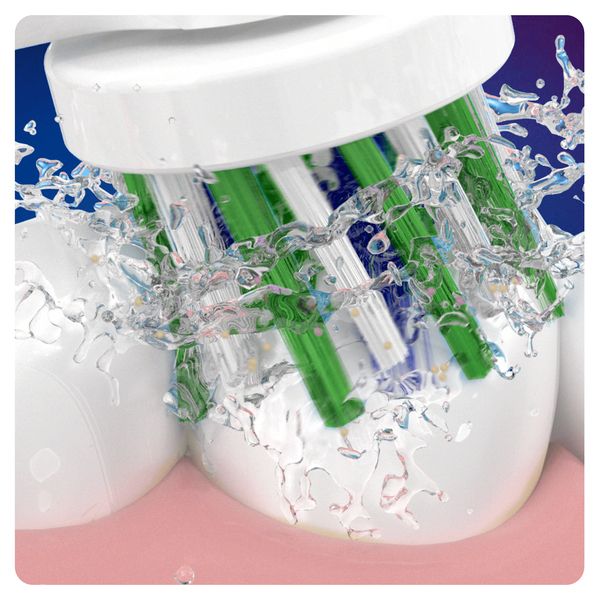 سری یدک مسواک برقی اورال-بی مدل Cross Action Clean Maximiser بسته 6 عددی -  - 6