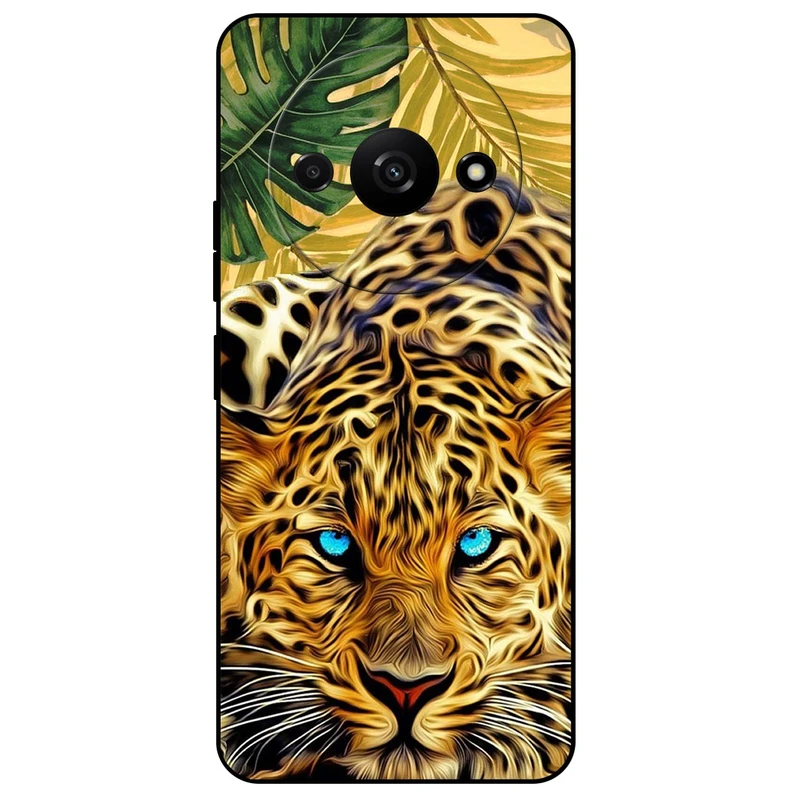 کاور مگافون طرح پلنگ مدل 7455 مناسب برای گوشی موبایل شیائومی Poco C61