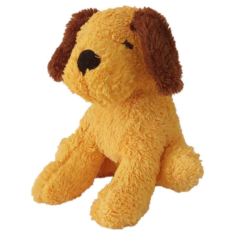 عروسک طرح سگ مدل گلدن کد 799 ارتفاع 25 سانتی‌متر