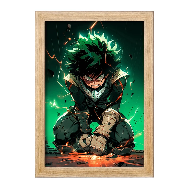 تابلو خندالو مدل انیمه آکادمی قهرمان من کد F2837