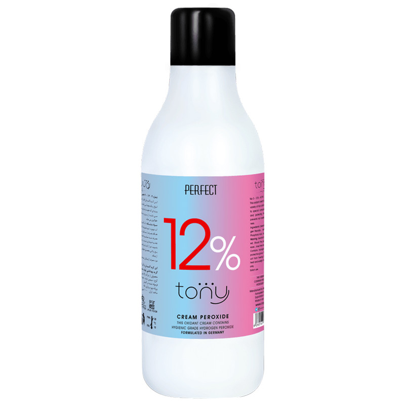 کرم اکسیدان تونی مدل 40vol دوازده درصدی حجم 900 میلی لیتر