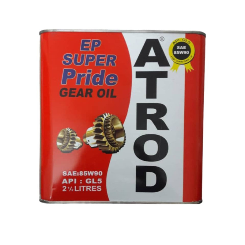 روغن گیربکس خودرو آترود مدل 85W90 EP Super Pride حجم 2.5 لیتر