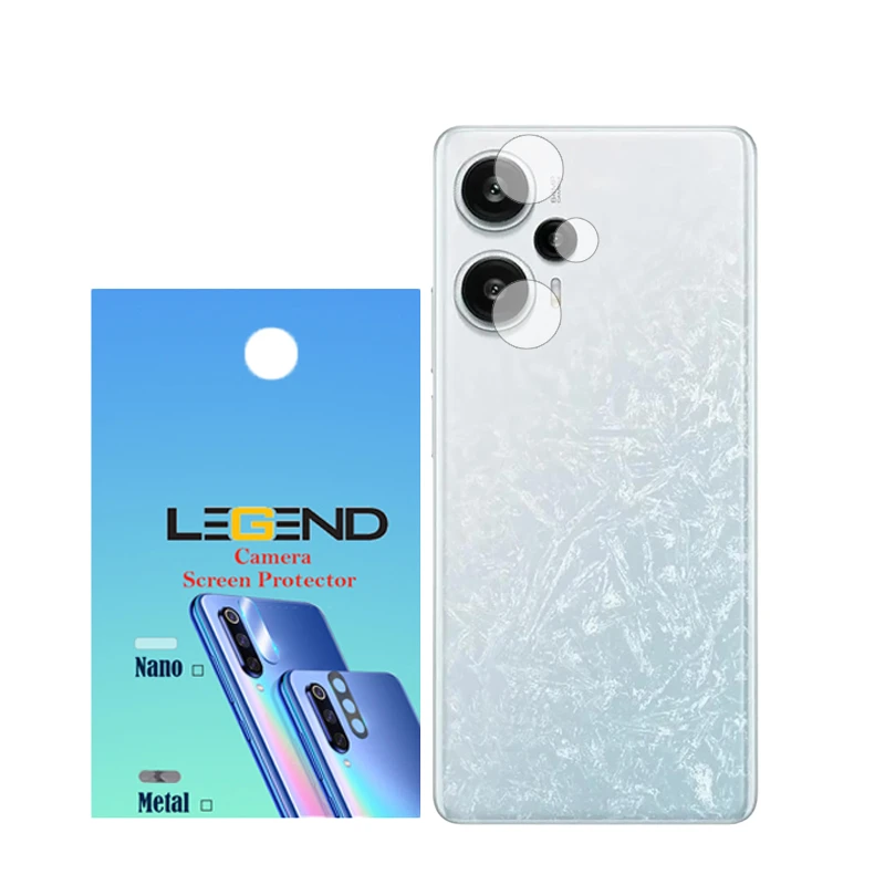 محافظ لنز دوربین لجند مدل نانوگلس مناسب برای گوشی موبایل شیائومی Poco F5