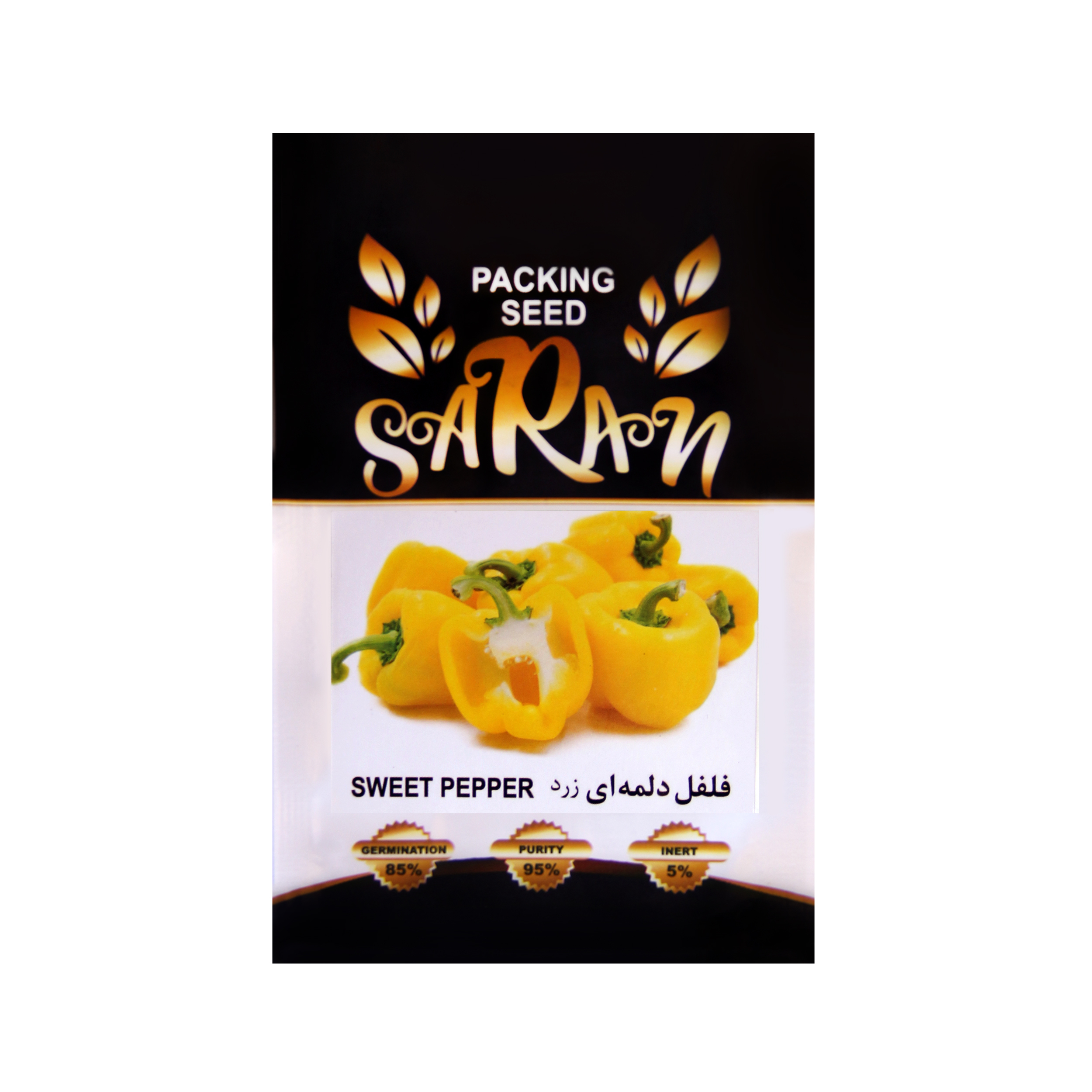 بذر فلفل دلمه ای زرد ساران مدل AMR-060